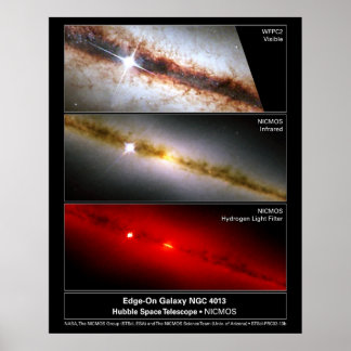 Poster Télescope de pointe Galaxy NGC 4013 Hubble