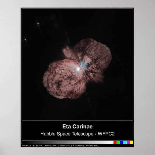 Poster Télescope Eta Carinae Hubble Photo (Devant)