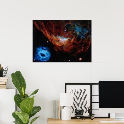 Poster Télescope Hubble : récif cosmique (2020) (Bureau à domicile)