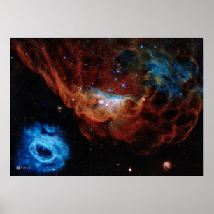 Poster Télescope Hubble : récif cosmique (2020)
