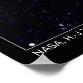 Poster Télescope Lointain Galaxies Hubble (Coin)