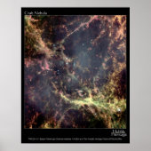 Poster Télescope Nebula Hubble Crab (Devant)