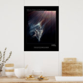 Poster Télescope Pleiades IC 349 Nebual Hubble Photo (Cuisine)