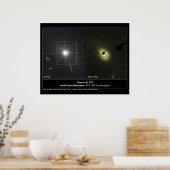 Poster Télescope Quasar 3C 273 Hubble (Cuisine)