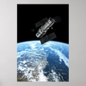 Poster Télescope spatial Hubble 20x30 (21x31) (Devant)
