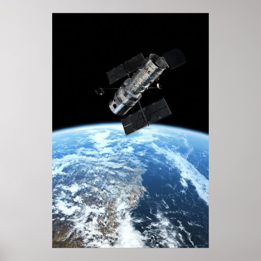 Poster Télescope spatial Hubble 20x30 (21x31) (Devant)