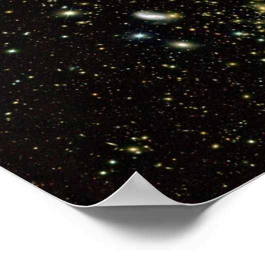Poster Télescope spatial Hubble Champ profond (Coin)