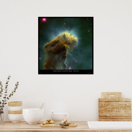 Poster Télescope Spatial Hubble Image "Stellar" (Cuisine)
