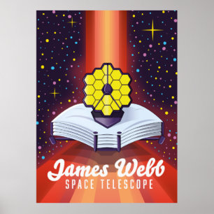 Poster Télescope spatial James Webb.