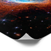 Poster Télescope spatial James Webb Nébuleuse de l'Anneau (Coin)