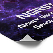 Poster Télescope spatial Nancy Grace Roman (Coin)