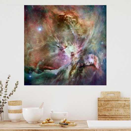 Poster Télescope spatial Orion Nebula Hubble (Cuisine)
