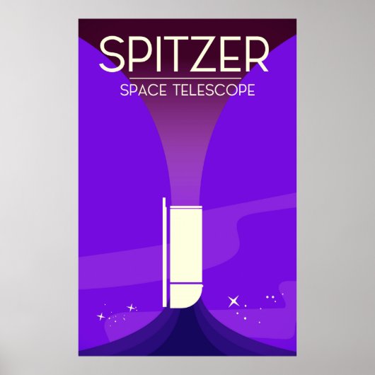 Poster Télescope Spitzer (Devant)