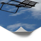 Poster Télésiège et ciel (Coin)