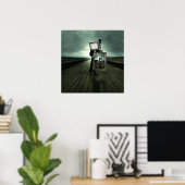 Poster téléviseur rétro (Bureau à domicile)