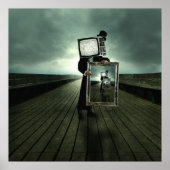 Poster téléviseur rétro (Devant)