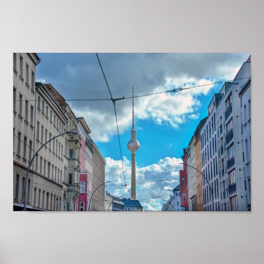 Poster Television Tower, Berlin, Germany (Devant)