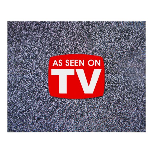 Poster Télévision Vintage (Devant)
