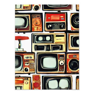 Poster televisores vintage