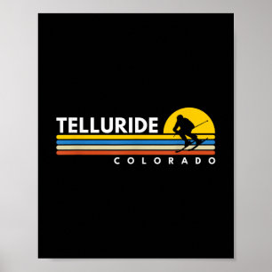 Poster Telluride Co Colorado Ski Vintage Retro Souvenirs