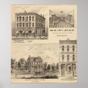 Poster Temme et Schnittger, fabricants, Minnesota