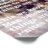 Poster témoignage du chef seattles (Coin)