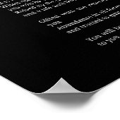 Poster Témoin pas de la vie stimulé poète d'encouragement (Coin)