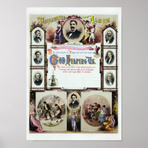 Poster Temperance Album - Circa 1871