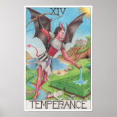 Poster Temperance tarot card (Devant)