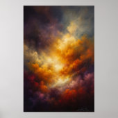 Poster Tempest Lumina Abstract (Devant)