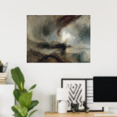 Poster Tempête (Bureau à domicile)