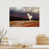 Poster Tempête à Old Faithful (Cuisine)
