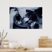 Poster Tempête Abstraite (Cuisine)