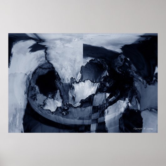 Poster Tempête Abstraite (Devant)