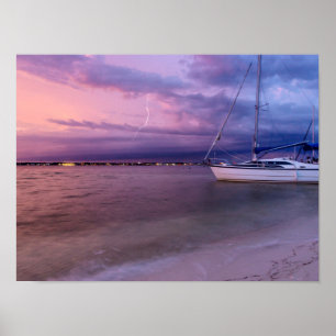 Poster Tempête Arrivant En Navarre Floride