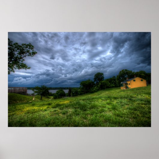 Poster Tempête Au-Dessus Du Potomac (Devant)