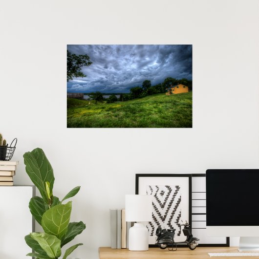 Poster Tempête Au-Dessus Du Potomac (Bureau à domicile)
