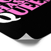 Poster Tempête chasse Reine Funny Storm Chaser Météo mign (Coin)