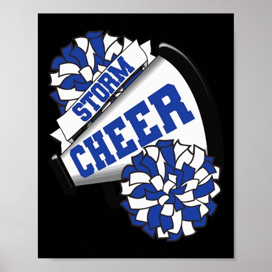 Poster Tempête Cheer Ck Pour l'école Esprit de Cheerleadi (Devant)