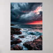 Poster Tempête cramoisie (Devant)