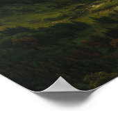 Poster Tempête dans les montagnes Rocheuses, Bierstadt (Coin)