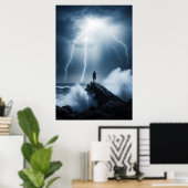 Poster Tempête de l'âme (Bureau à domicile)