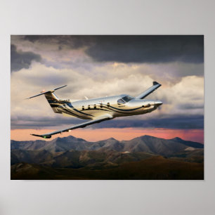 Poster Tempête de montagne Pilatus