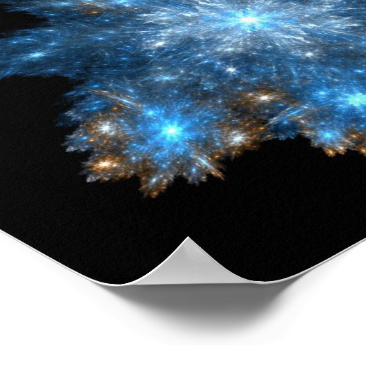 Poster Tempête de neige (10x8) (Coin)