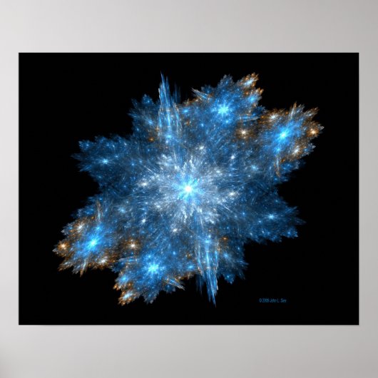 Poster Tempête de neige (20x16) (Devant)