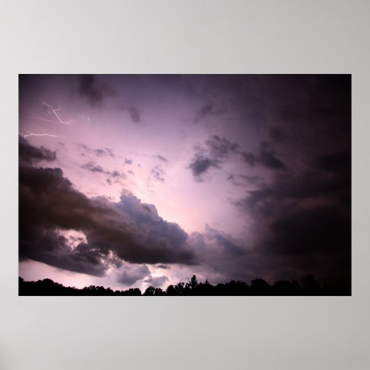 Poster Tempête de nuit (Devant)