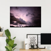 Poster Tempête de nuit (Bureau à domicile)