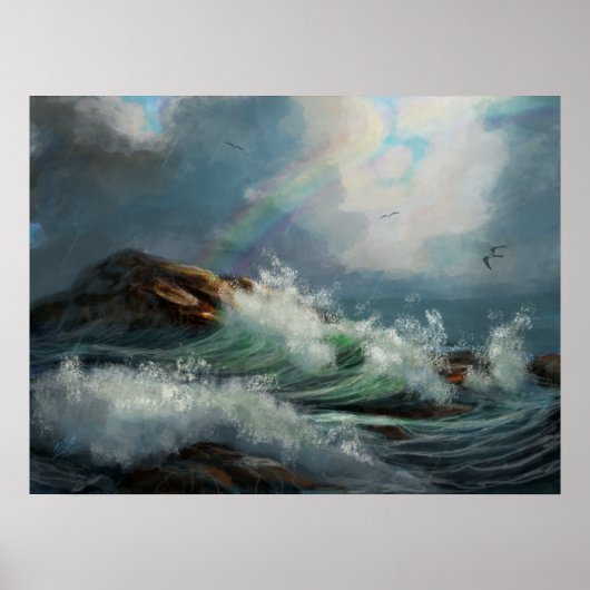 Poster Tempête de passage (Devant)