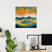Poster Tempête de pluie (Bureau à domicile)