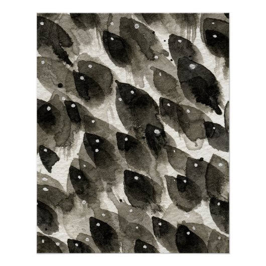 Poster Tempête de poissons (Devant)